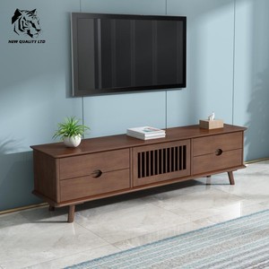 Factory Made Low Price Customizable Stock Log Style Ready Ship Modern Eco-Friendly Wood <b>TV</b> <b>Stand</b> Cabinet Home Furniture Hotel - Product Image 6