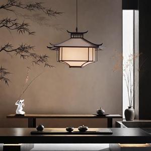 Lanterne de salon de thé zen chinoise, lustre LED de style palais, petit salon, restaurant, maison de thé, esthétique rétro de la <span class=keywords><strong>dynastie</strong></span> Song - Product Image 1