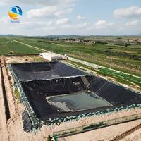 Geomembrana de HDPE, Duradera, Impermeable, Ecológica, con 3 Años de Garantía, para Minería, Acuicultura y Proyectos de Vertederos