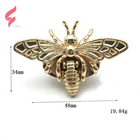 LiHui – fermoirs à boucle en forme d'abeille, accessoires métalliques, sac de décoration, divers fermoirs en alliage de zinc pour sacs à main