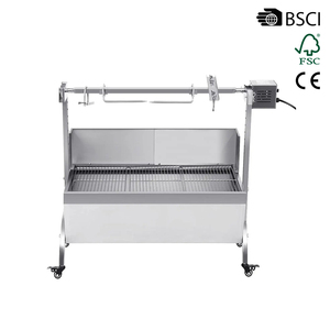 Asador de Barbacoa de Acero Inoxidable con Cubierta Protectora, Asador de Cerdos y Corderos 2 en 1, Asador de Carbón para Barbacoa M03054 de Acero Inoxidable - Product Image 5
