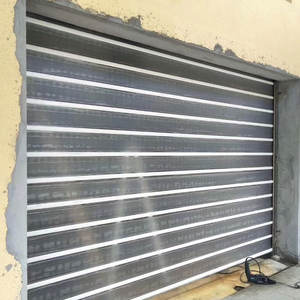 Puerta enrollable de policarbonato plegable de plástico transparente puerta enrollable - Product Image 2