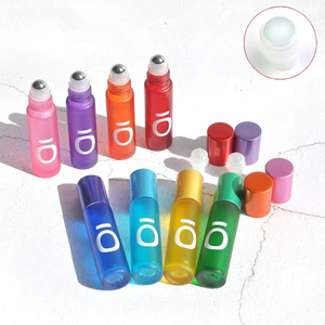 Flacon à roller en verre d'ambre transparent, huile essentielle de parfum, 5ml, 8ml, 10 ml, 50 pièces - Product Image 5