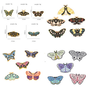 Wholesale Souvenirs Gift Metal Logo <b>Pin</b> <b>Badge</b> Butterfly Cute Animal Soft Hard Enamel Lapel <b>Pins</b> Custom Logo - Product Image 2
