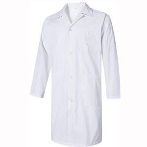 معطف/روب مختبر قابل للغسل، أبيض أزرق وردي، مضاد للكهرباء الساكنة (<span class=keywords><strong>ESD</strong></span>) لغرف الأبحاث النظيفة - Product Image 1