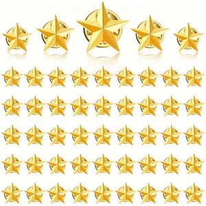 Pin de solapa con insignia de estrella dorada personalizada para la fiesta del 4 de julio, decoración de disfraces del Día DE LA Independencia - Product Image 3