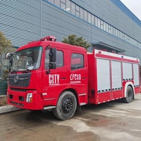 Camion de pompiers Dongfeng / Camion de pompiers d'aéroport / Camion de lutte contre les incendies d'urgence et de sauvetage