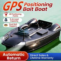 Perahu Umpan GPS (Global Positioning System) T888, Kendali Jarak Jauh 500 Meter, Peralatan Memancing Ikan Mas