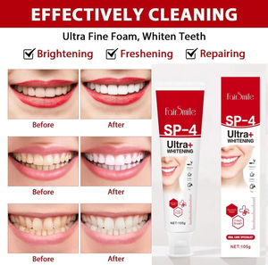 Vente en gros 120g SP-4 dentifrice blanchissant éclaircissant protéger les gencives haleine fraîche bouche nettoyage des dents dentifrice probiotique - Product Image 3