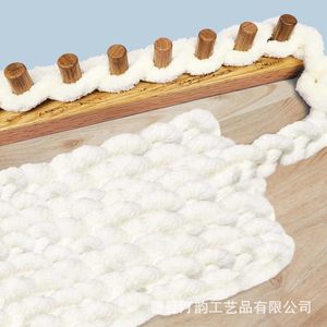 Herramientas de tejido de hilo de madera transfronterizas, máquina de tejer tapices y bufandas DIY, telar artesanal de empalme. - Product Image 2