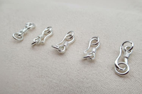 Offre Spéciale – Fermoir Double Anneau en Argent Sterling 925 pour Bijoux DIY – Matériel de Gros pour Bracelets et Colliers
