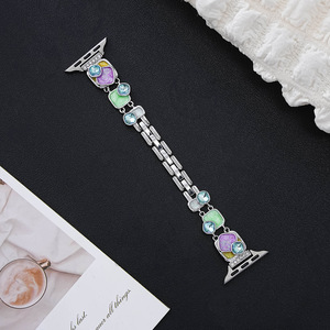 Pour <span class=keywords><strong>Apple</strong></span> <span class=keywords><strong>Watch</strong></span> 10 8 7 6 5 <span class=keywords><strong>4</strong></span> 41 45 42 46mm Ultra 49mm Mode Femmes <span class=keywords><strong>Bracelet</strong></span> En Métal <span class=keywords><strong>Bracelet</strong></span> En Acier Inoxydable - Product Image 6