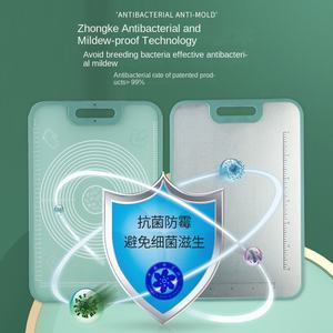 Tagliere e tagliere per uso domestico antibatterico personalizzato in acciaio inossidabile - Product Image 2