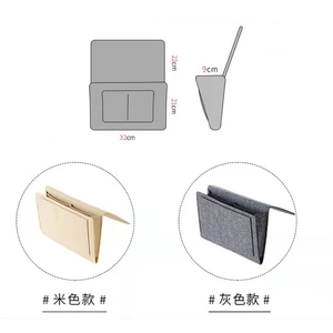 Wholesale Felt Bedside Storage Bag Organizer Bed <b>Desk</b> TV Remote Control Hanging Caddy Couch Holder Pockets - Product Image 4