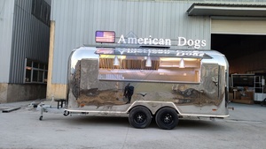 Mobil servis uygulaması xinjingyao için aperatif yiyecek için paslanmaz çelik mobil römork kamyon - Product Image 4