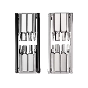 Kit d'outils de réparation de vélo portable 8-en-1 en acier S2, multi-outils pour VTT et vélo de route avec clé hexagonale et tournevis Torx T25 - Product Image 2