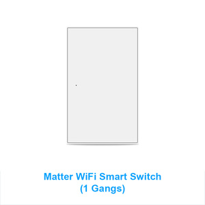 Interrupteur mural intelligent WiFi LEDEAST ZM606 Matter 1 2 3 4 voies, contrôle par application, bouton poussoir, chambre à coucher, salon - Product Image 3