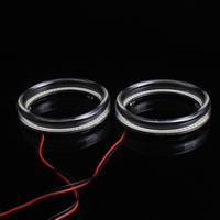 CQL-luz Led COB de doble color, Ojos de Ángel, COB, drl, E36,E38.E39,E46,E46/2D,E87,E53/X5, 70mm, 80MM, 95MM
