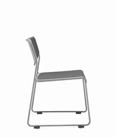 Bureau compact pour le télétravail, design traditionnel, chaise de conférence empilable en tissu