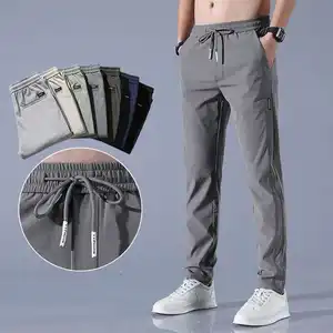 Sıcak satmak spor koşu spor yığılmış ter pantolon Streetwear boş erkekler Unisex Sweatpants özel Joggers Sweatpants spor pantolon