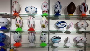 Premium Quality Custom Designed Size 5 Rugby Union Match <b>Balls</b> Unique Trendy for Professional Use Made From Durable Rubber - Product Image 3