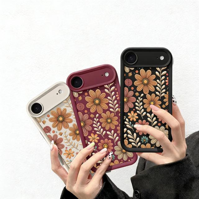 Flowers and Plants Graphic Phone Case for IPhone 17 16 15 14 13 12 11 Pro Max Mini Silicone Back Cover