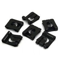 Custom Stainless Steel Flat Money China Suppliers' Clip-on External Retaining Rings Fasteners in F Black-Phosphate Spring Steel