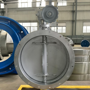 Válvula de Retención Neumática de Doble Brida Tipo DN600 para Agua y Aire, Ventilada, de Acero Inoxidable SS304, para Tratamiento de Gases Residuales, Tipo C, ODM OEM - Product Image 3