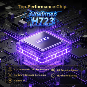 Junuo Nhà Máy Trực Tiếp Turn1 4K Xách Tay Thông Minh Máy Chiếu Với Độ Nét Cao Wifi Cho Gia Đình & Cắm Trại 4K Video Chiếu <span class=keywords><strong>Mini</strong></span> - Product Image 2