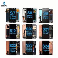 Écran LCD de Remplacement pour Téléphones Portables Samsung S8 S9 S10, Écran Tactile Original pour Galaxy S20 S21 S22 Plus