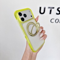 Coque de téléphone portable de haute qualité, antichoc, avec coussin d'air, translucide givrée, avec béquille magnétique pour iPhone 18 Pro Max