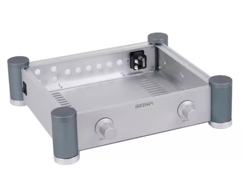 Custodia Per Amplificatore Per Telaio Preamplificatore Completamente In Alluminio Scatola Fai Da Te 230x90x308MM - Foto 6