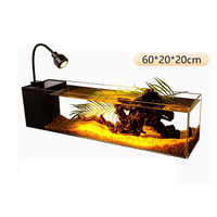 Vente en gros de aquariums en verre ultra-blanc de taille moyenne et petite pour l'aménagement paysager et les poissons de rivière