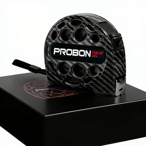 Probon 7.5M/25FT Stainless Steel Tape Measure Automatic Return Imperial Scale Waterproof Measuring Tape - Product Image 1