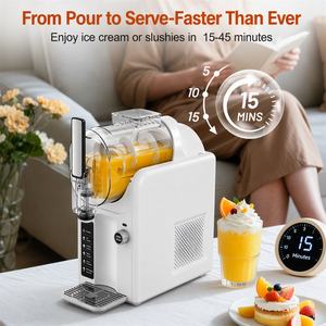 Machine à glace intelligente Lushie <span class=keywords><strong>2</strong></span> L, longue durée, <span class=keywords><strong>2</strong></span>-en-1, électrique, pour la maison et la cuisine - Product Image 4