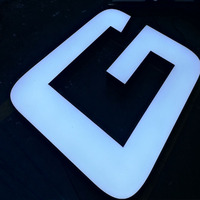 Letrero 3D Personalizado para Exteriores con Letras de Canal LED Iluminadas Frontalmente, Acrílico, Acero Inoxidable, Publicidad, Nombre de Tienda, Logotipo Empresarial