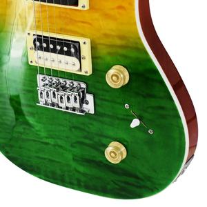 <span class=keywords><strong>Guitarra</strong></span> Eléctrica de 22 Cuerdas con Chapa de Caoba con Rayas de Tigre, de Buena Calidad y Duradera, en Oferta a Bajo Precio, Color Opcional - Product Image 5
