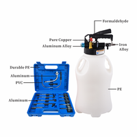 Kit d'adaptateurs pour remplissage automatique et manuel d'ATF, pompe extracteur d'huile 10L et kit d'outils de distribution