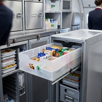 Tiroir pour repas et boissons en PP pour chariot Atlas