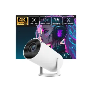 2023 Best Selling Salange HY300 Android 11 Projetor Portátil Inteligente LCD Mini 120 ANSI Lumens 2K 4K Projetores de Mesa