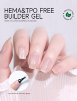 Gel UV Constructeur Sans HEMA en Gros OEM ODM 50g – Fournisseur Professionnel de Gel Dur pour Extension d'Ongles Sans HEMA