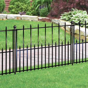 Arco Metálico Decorativo para Jardín, Valla para Perros sin Excavación, para Paneles con Poste de 3 Pies por 6 - Product Image 2