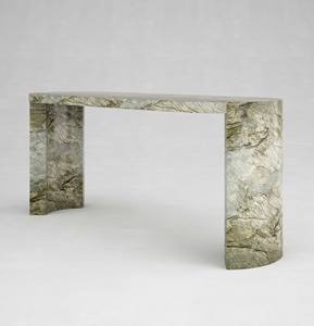 Nuovo Arrivo: Tavolo Console in Marmo Verde, Tavolino Laterale <span class=keywords><strong>per</strong></span> Divano, Tavolo d'Ingresso <span class=keywords><strong>per</strong></span> <span class=keywords><strong>Corridoio</strong></span>, <span class=keywords><strong>Arredamento</strong></span> di Lusso <span class=keywords><strong>per</strong></span> Ingresso - Product Image 1