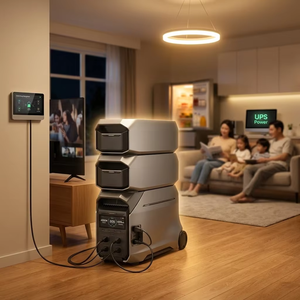 Station d'alimentation portable DELTA Pro 3 <span class=keywords><strong>Power</strong></span> <span class=keywords><strong>Up</strong></span> Pack LiFePO4 avec batterie externe et contrôleur MPPT, onduleur à onde sinusoïdale pure - Product Image 5