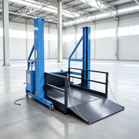 Plateforme de chargement et de déchargement mobile, rampe de quai hydraulique portable pour camion et conteneur