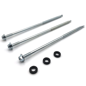 <span class=keywords><strong>Tornillos</strong></span> para techos de Metal 1022 de acero al carbono de fábrica de China, <span class=keywords><strong>tornillos</strong></span> autoperforantes de cabeza hexagonal de Zinc blanco, arandela Epdm para paneles sándwich - Product Image 5