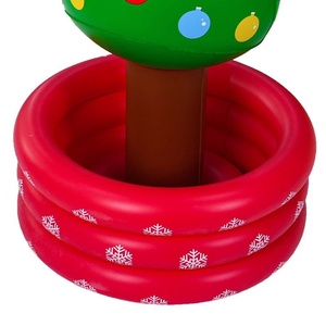 DAMAI Décorations de Noël gonflables en PVC, seau à glace gonflable en forme de sapin, bac à glace pour la décoration de fêtes intérieures et extérieures - Product Image 3