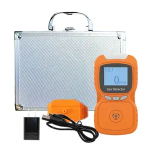 Portable NH3 Detektor Gas Amonia Detector Analyzer NH3 Meter dengan Micro Clip Amonia Gas Detector untuk Peternakan Pertanian