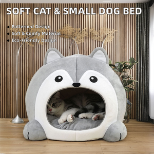 Très <span class=keywords><strong>doux</strong></span> XL chat lit <span class=keywords><strong>panier</strong></span> <span class=keywords><strong>pour</strong></span> animaux de compagnie écologique chat maison canapé <span class=keywords><strong>pour</strong></span> petits chiens chatons chiot chaise longue coussin grotte tapis sommeil fournitures - Product Image 2