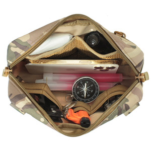 Riñonera <span class=keywords><strong>de</strong></span> nailon multifuncional para entusiastas del aire libre para herramientas EDC, embrague <span class=keywords><strong>de</strong></span> monedas, primeros auxilios para soldados individuales al aire libre - Product Image 2